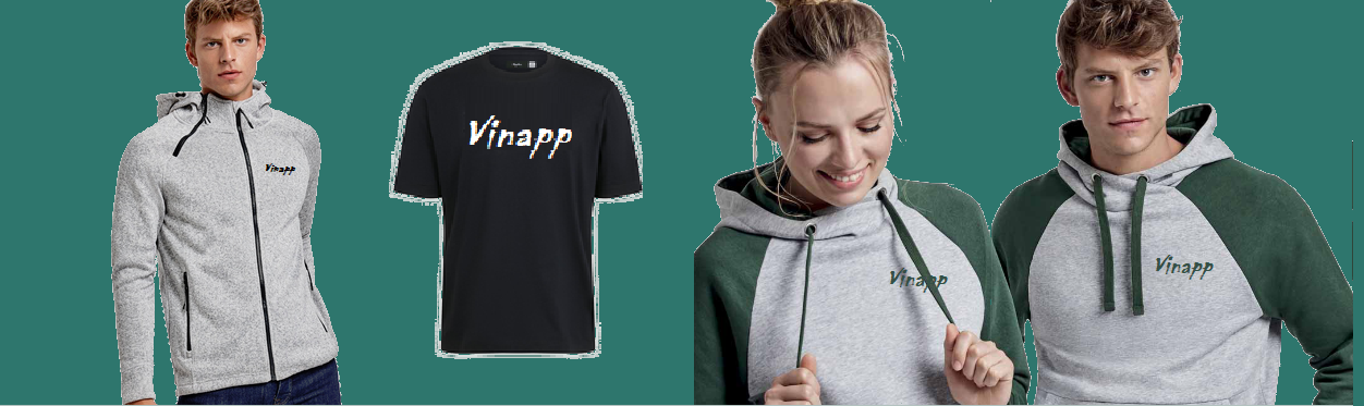 Próxima línea de camisetas y sudaderas Vinapp